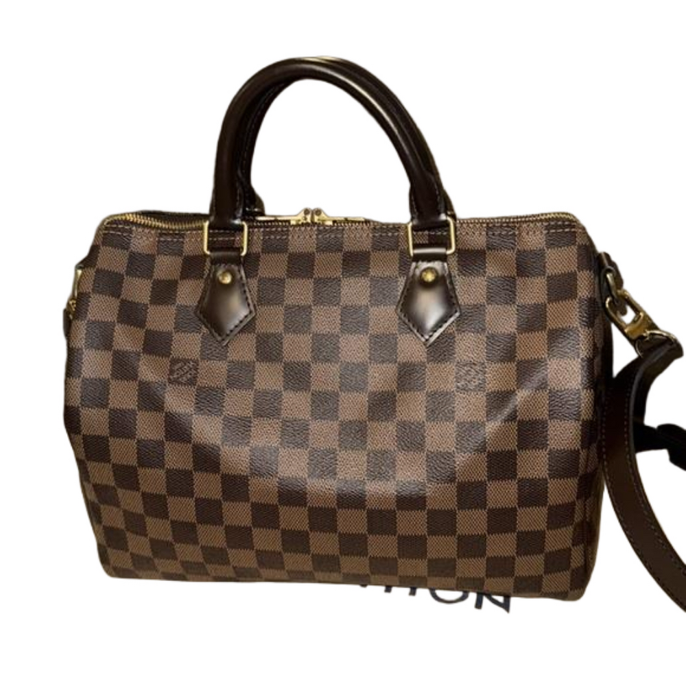 LOUIS VUITTON SPEEDY 30 Damier Ebene Bandouliere - Excellent Condition - Picture 3 of 12